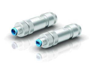 Binder USA's Series 808 M8 connectors for single-pair Ethernet.