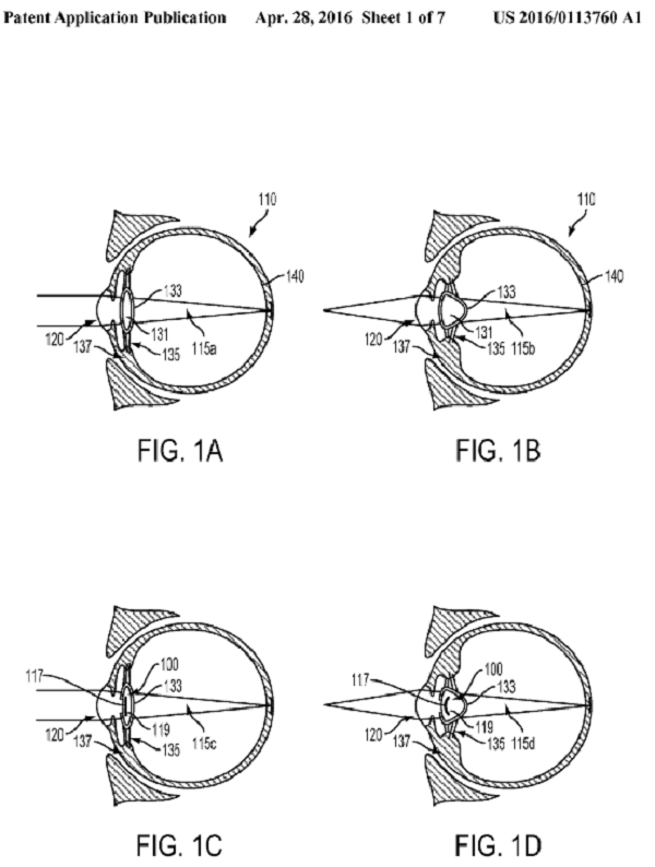 Google patent for eye technology