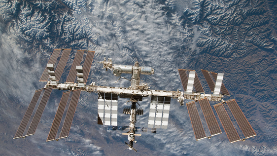 ISS in Space