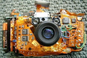 Flexible circuit used for building camera