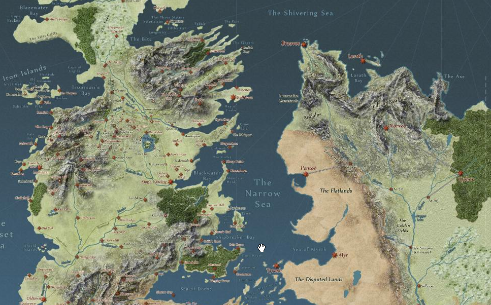 Westeros Map