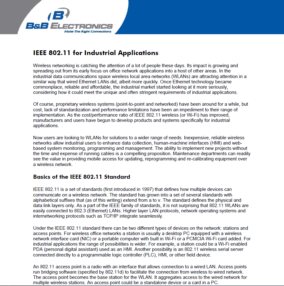 B&B - IEEE 802.11