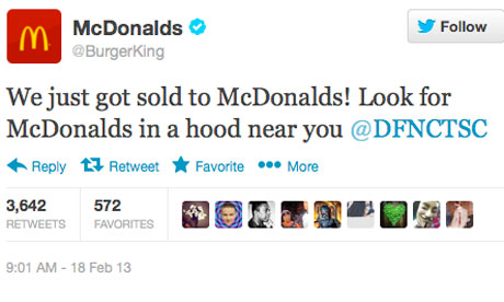 Burger King twitter hack