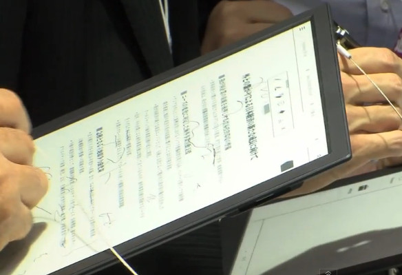 E-Ink Sony Tablet