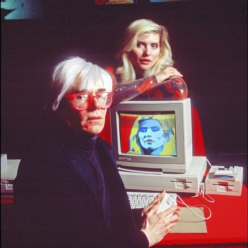 Andy Warhol and Debbie Harry