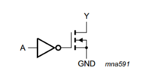 NXP- compact buffer with open drain output