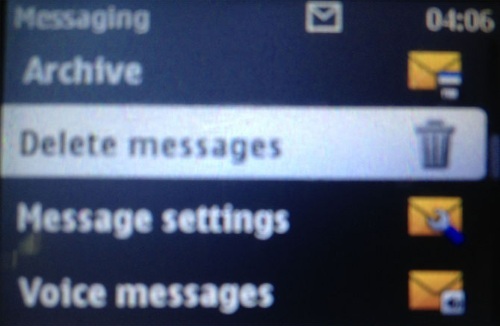 Delete messages