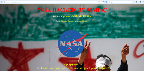 Brazil hackers hack NASA