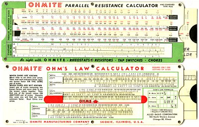 ohmite parallel resistance calculator