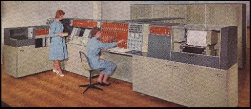 Original Flossie computer in use