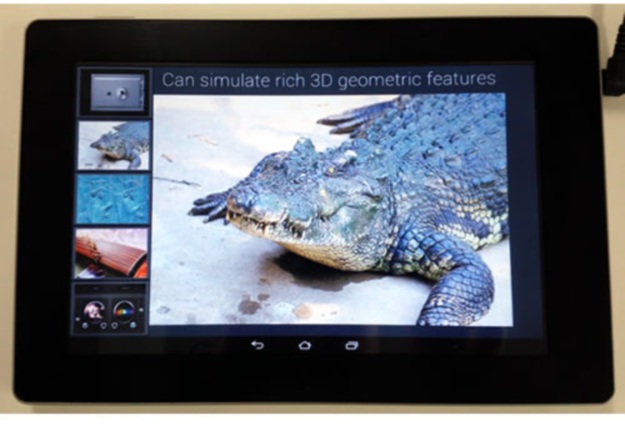 Fujitsu haptic sensory tablet