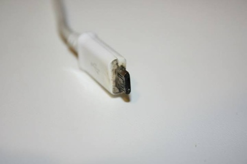 Burned Samsung plug