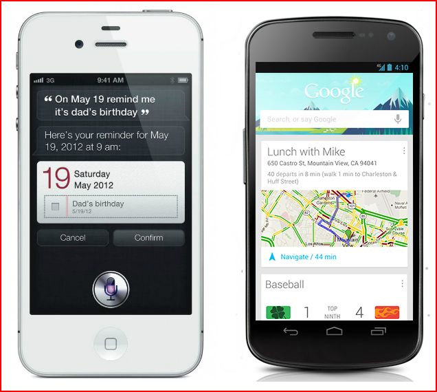 Siri vs Google Now