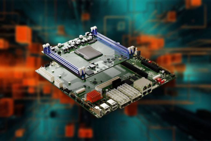 Congatec’s µATX carrier board.