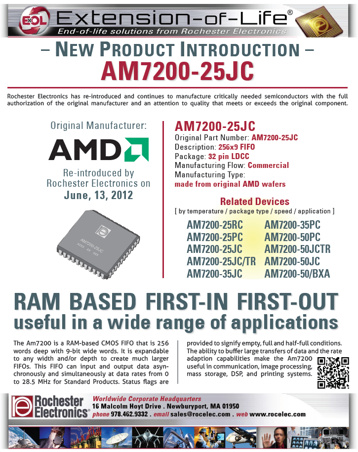 Rochester Electronics AM7200-25JC