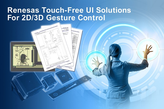 Renesas-UI-2D-3D-gesture-control-reference-design