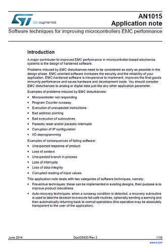 STMicroelectronics - Software_techniques