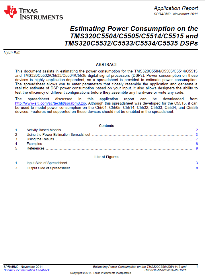 TI - sprabm0 app note