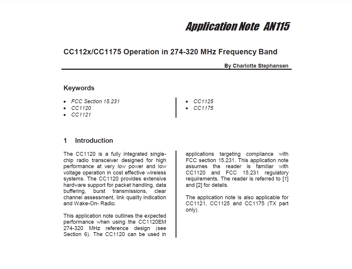 Texas Instruments App Note 1