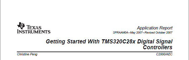 Texas Instruments TMS320C28x