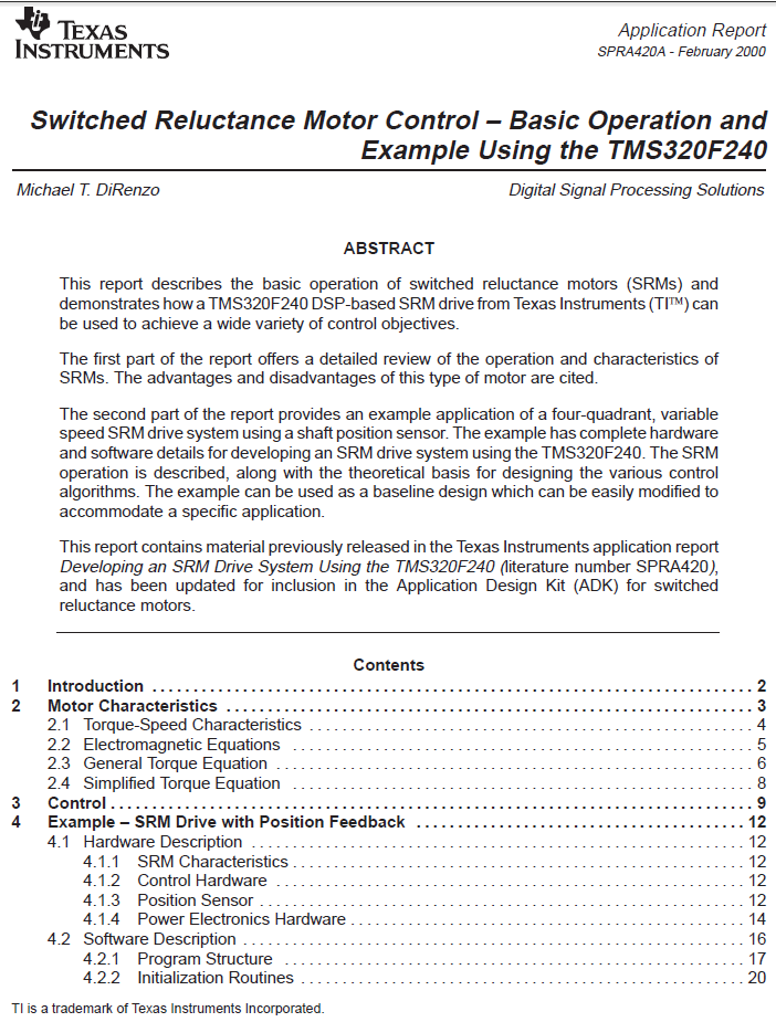 TI - spra420a app note