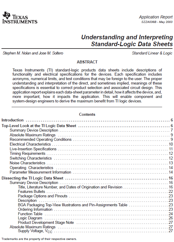 TI - szza036b App Note