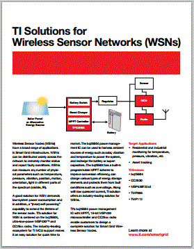 TI_CIC_SGE_Resources_TI Solutions for Wireless Sensor Networks (WSNs)_IMAGE
