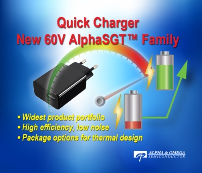 Alpha and Omega Semiconductor- 60V AlphaSGTTM 