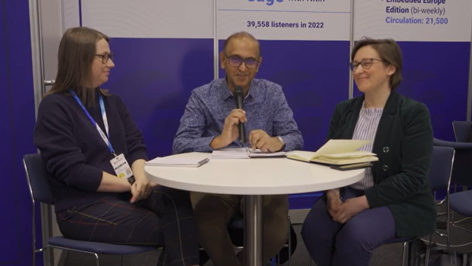 AspenCore editors at Embedded World 2023, day 3.