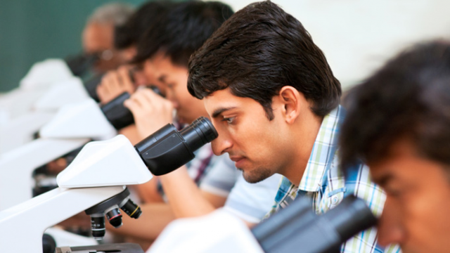 Immigrant lab student