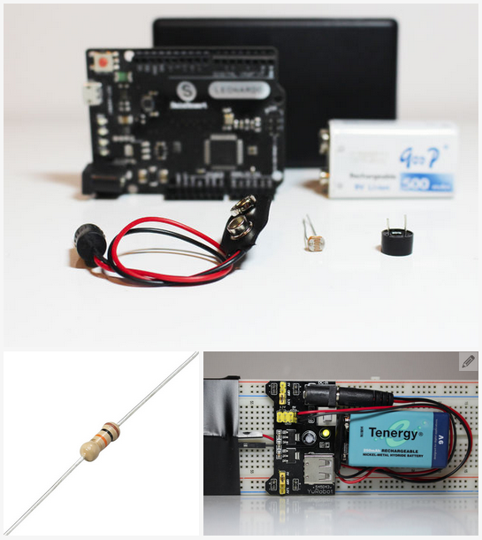 Laser tripwire parts