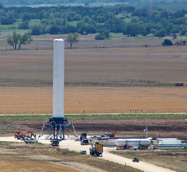 Grasshopper rockets’ landing system.