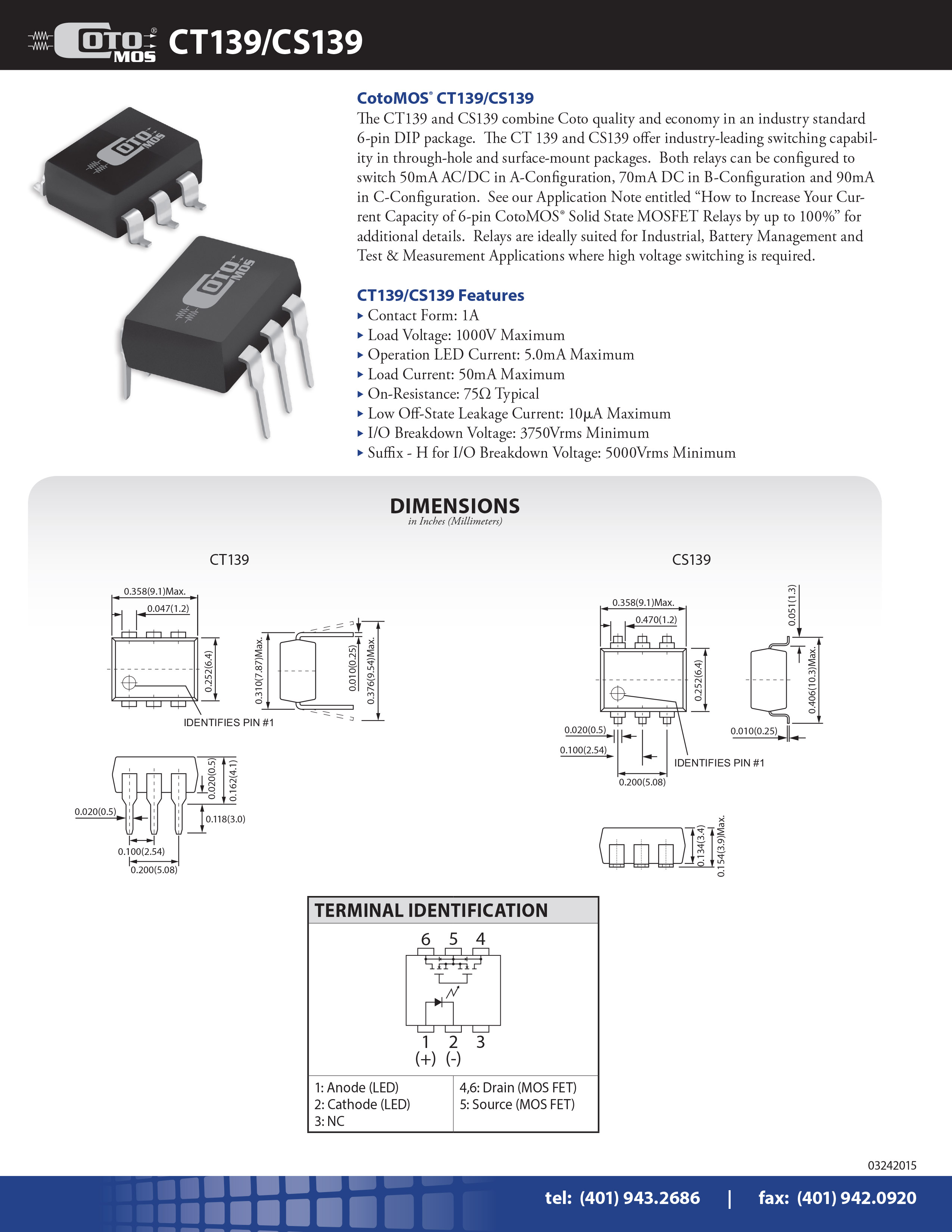 CotoMOS 139 Series