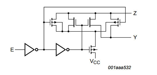 NXP -bilateral switch diagram