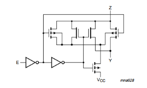 NXP- TTL enabled SPST analog switch