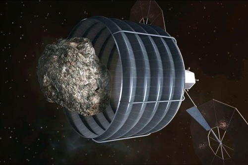 Space mission to capture asteroid