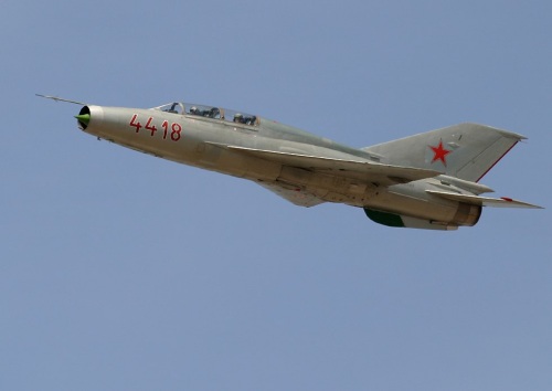 MiG-21 jet. 