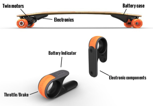 Boosted board parts