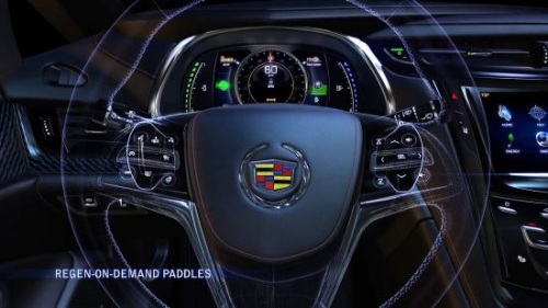 Cadillac ELR steering wheel