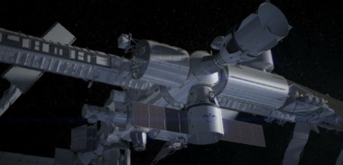 SpaceX DragonV2 docked