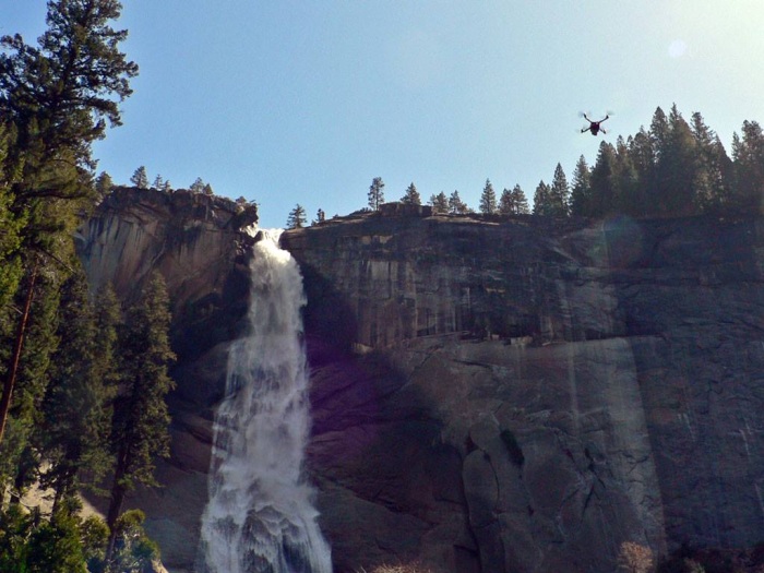 Drone in Yosemite Park