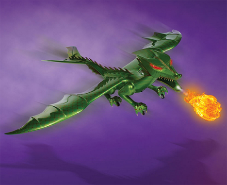 Flying robot dragon