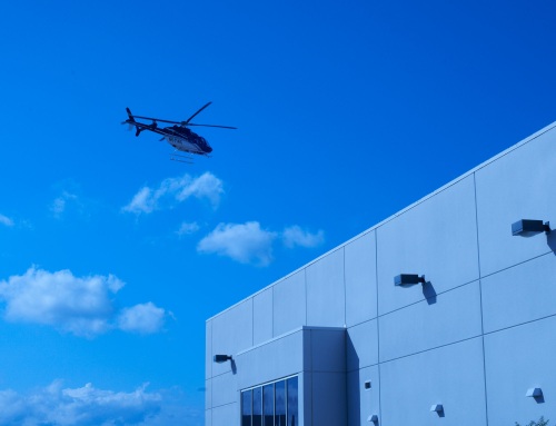 Tony Kanaan in helicopter