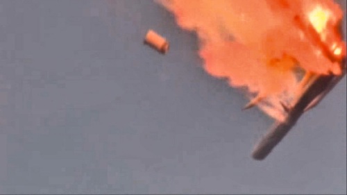 Russian rocket explosion