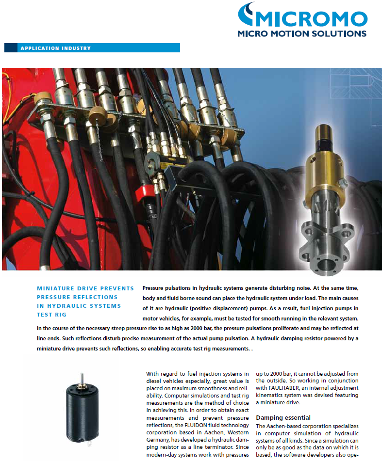 Micromo Drive Eng High Pressure