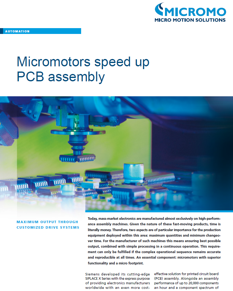 Micromo PCB Assembly