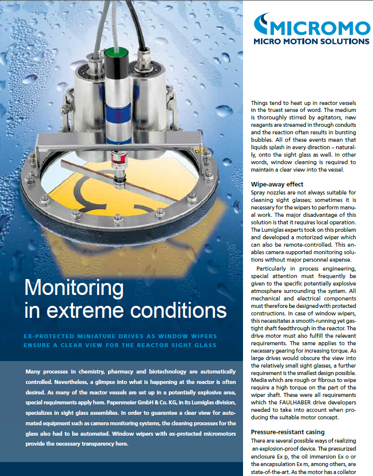 Micromo Monitoring Extreme Conditions