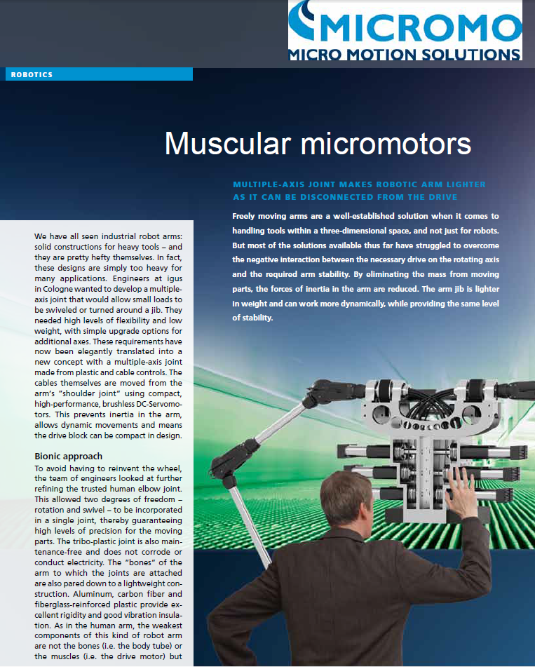 Micromo Muscular Micromotors