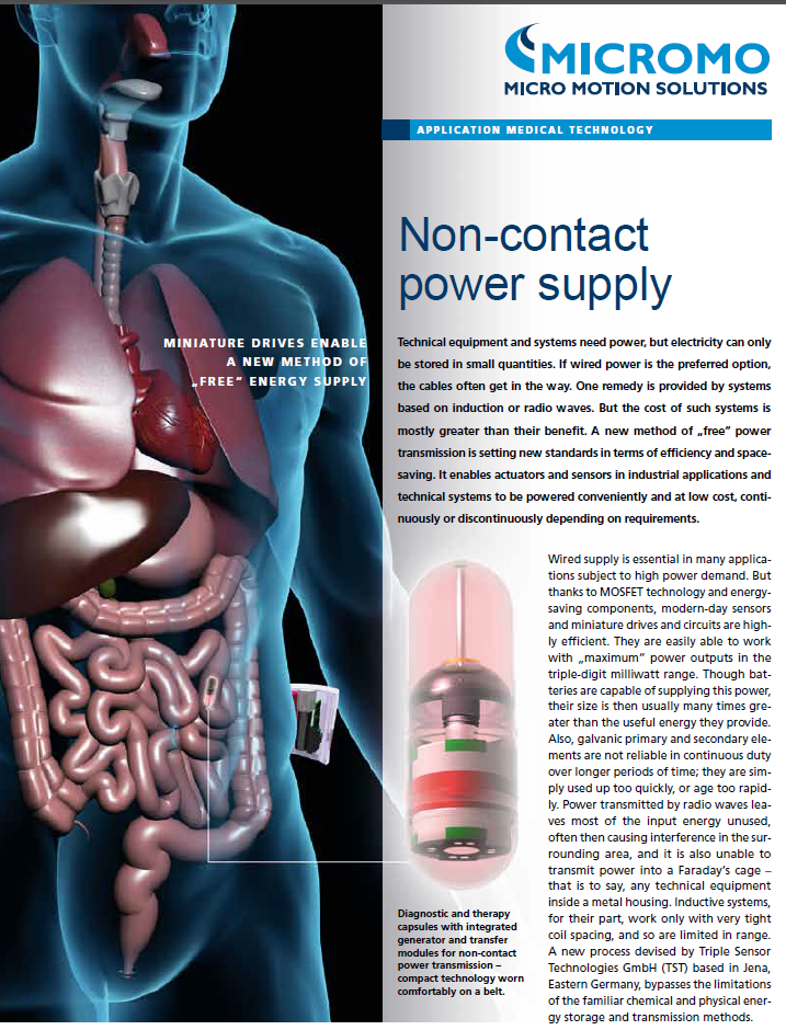 Micromo Non-Contact Power Supply