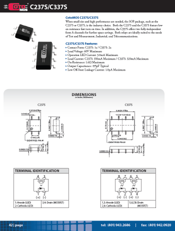 C237S/C337S MOSFET Relay